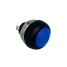 000/5 Выключатель кнопка круглая (диаметр 12мм) без фиксации, влагостойкая KN-028 (G9031)