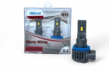  PROSVET S4 MINI Светодиоды направленного свечения H11 30Вт 9v-18v 3000Lm 3800K теплый белый цвет