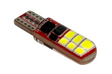 108 Диод 12-24vT10 12SMD 3030 2W Canbus Nonpolarity силикон б/ц  