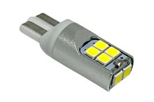 121 Диод 12-24vT10 10SMD 3030 2W Canbus G Nonpolarity с обманкой (белый корпус) б/ц