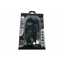 014 Провод USB с выходом для  iPhone4+Samsung+Mini USB+Micro+Nokia2.0 CW031 black