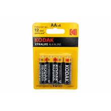 037 Батарейка KODAK LR6-4BL XTRALIFE [KAA-4]  АА (4шт)