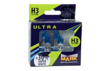 043 Маяк УЛЬТРА H3 12v 100w  +30% Super White к-т 82350SW+30%