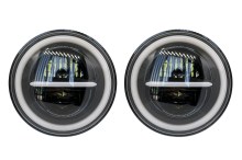 059 Фара диодная JEEP (Нива,УАЗ,Wrangler) (MS1640R2) 65W L105 (2шт)