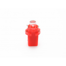 030 Диод 12vT5 BAX8,3D 1LED  микрушка с патроном красный 