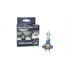 0000 Tungsram H7 12V-55W (PX26d) Megalight Ultra +200% (Tungsram) 58520XHU B2  к-т