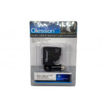 046/1 Разветвитель прикуривателя 2-USB 1351 Oleson