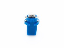 034 Диод 12vT5 BAX8,3D 1SMD 3chip  микрушка с патроном синий 