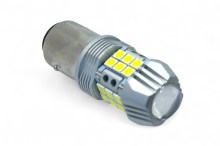 258 Диод 12-24v T25/5 27smd-LENS 3030 Canbus 2-х.конт.