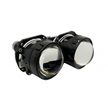 Би-LED модуль X3 Blue Lens с переходниками под лампы H4,H7,H11 2.5