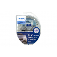 071/2 PHILIPS WhiteVisionULTRA H7 12V-55w (PX26d) 2шт. 12972WHUSM 