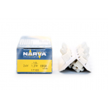 135/4 Narva BAX 24V-1.2W (B8.0-12) White (EBS-R 1.25 FR) 17103