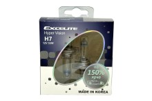 Excelite Hyper Vision H7 12v 55w PX26d 3600K на 150% ярче, до 80м дальше комплект,2шт.
