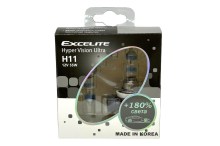 Excelite Hyper Vision Ultra H11 12v 55w PGJ19-2 3600K на 180% ярче комплект,2шт.