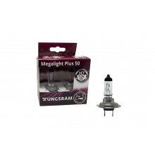 0020 Tungsram H7 12V-55W (PX26d) Megalight Plus +50% (Tungsram) 58520MPU B2 к-т