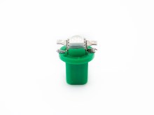 025 Диод 12vT5 BAX8.5D EURO 1SMD 3chip ВДО микрушка с патроном зеленый 