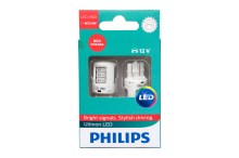 107 PHILIPS W21/5W 12V-21/5W (BA15s) LED RED (к.уп.2шт.) 11066ULRX2