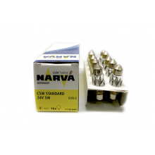 144 Narva 24v C5w 24v-5w 35mm (SV8,5) AC 17136