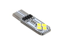 112 Диод 12vT10 8SMD 3030 Korea б/ц с обманкой белый