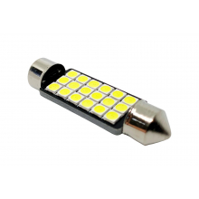 213/1 Диод 12v T11x41 AC 18SMD 3030  CANBUS белый