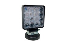 038/1 Прожектор квадратный 3D 16SMD 48W дальний 115x115mm