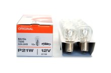 162 OSRAM P21w 12v (21w) BA15s 7506 КНР