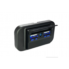 053/9 Врезной выход  2 USB (2.1A) Max Power 21W